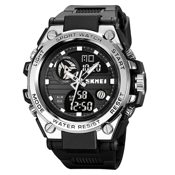 Skmei 2031 Vattentät Chronograph Herr Watch Svart Silver