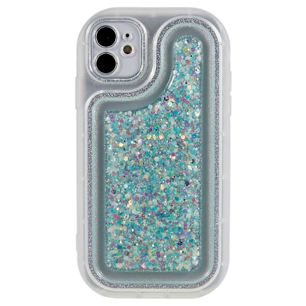 iPhone 11 6.1 tuuman Glitter Sparkle Epoksi TPU Puhelinkotelo Suojakuori Multicolor Style E