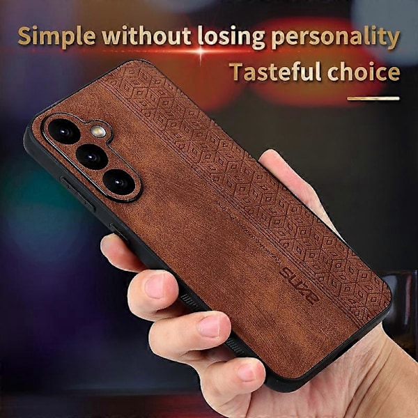 AZNS Suojakuori Samsung Galaxy S23 FE -puhelimelle, painettu PU-nahkapäällysteinen TPU-suojus Multicolor Style E