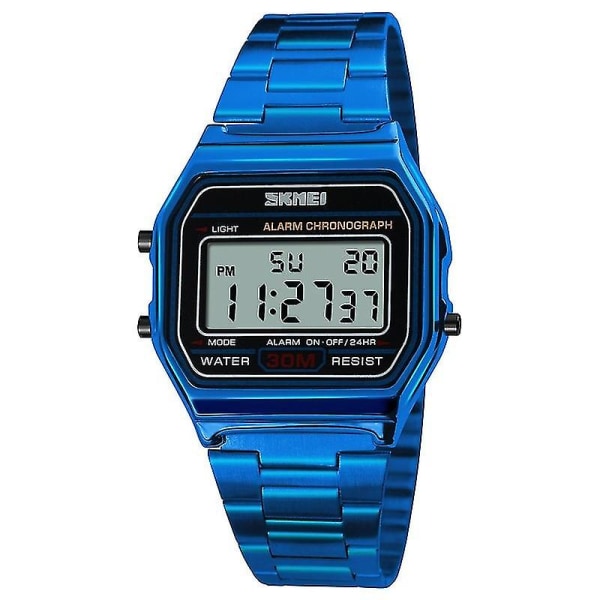 Skmei 1123 - Watch affärsklocka med slående blå design