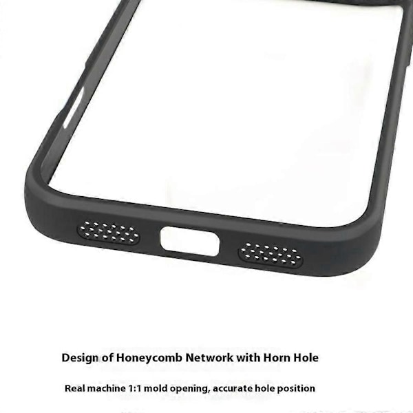 IPhone 17 Pro -kotelo, iskunkestävä PC+TPU kirkas takakansi