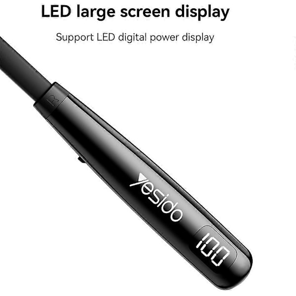 YESIDO YSP22 ENC -kohinanvaimennus Bluetooth-yhteensopivat 5.3 kuulokkeet niskapannalla ja LED-virranäytöllä