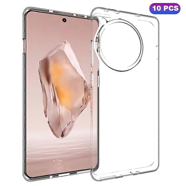 10 st/förpackning För OnePlus Ace 3 5G/12R 5G Skal Flexibelt TPU Vattenmärkesfritt Skyddande Telefonskal