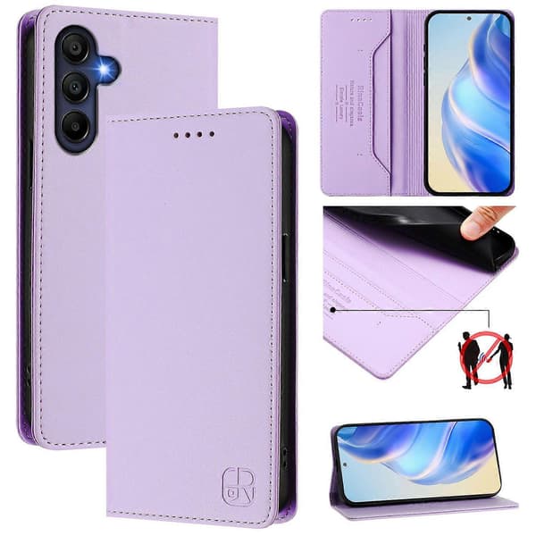 Kompatibelt med Galaxy A16 4G Mobilskal Multicolor Light Purple