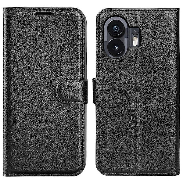 För Nothing Phone (2) Anti-Repor Ställ Plånboksfodral PU Läder Skyddande Skal