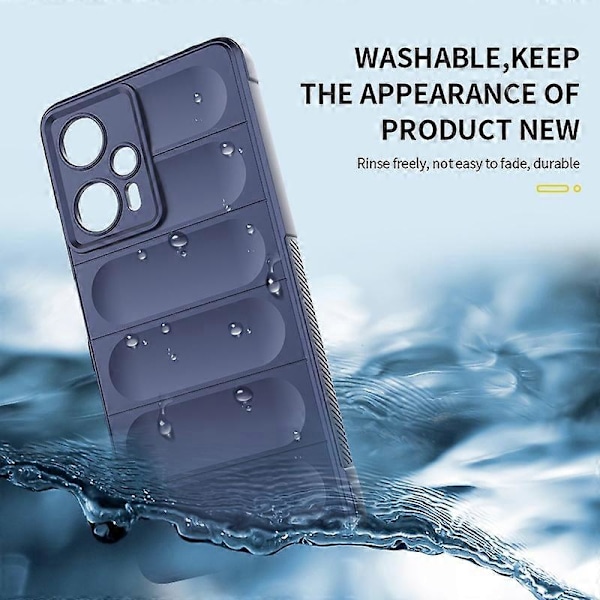 Flexibelt TPU-skal med robust baksida för Xiaomi Poco F5 5G/Redmi Note 12 Turbo Multicolor Style H
