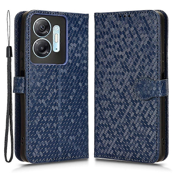Infinix Hot 30 5G PU-nahkainen jalustakotelo, painettu lompakko, iskunkestävä puhelinkotelo Multicolor Style C
