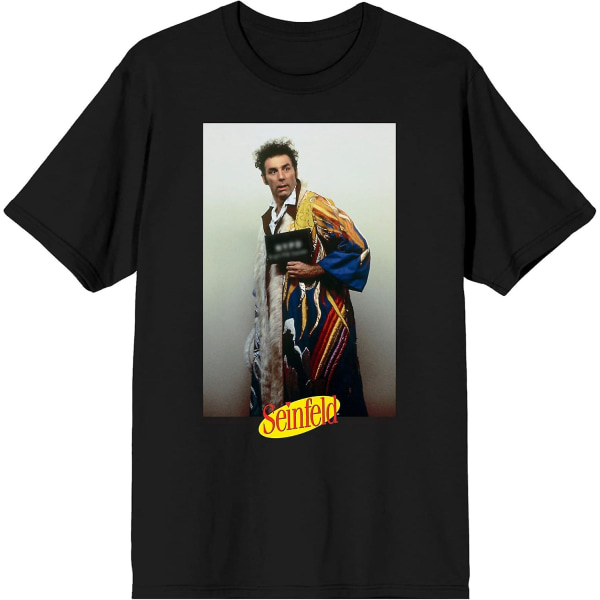 Seinfeld Cosmo Kramer Herr Svart T-shirt M