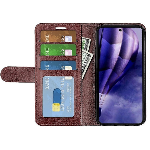 Til HMD Skyline Wallet Case Crazy Horse Tekstur Stativ Læder Telefon Cover Multicolor Style D
