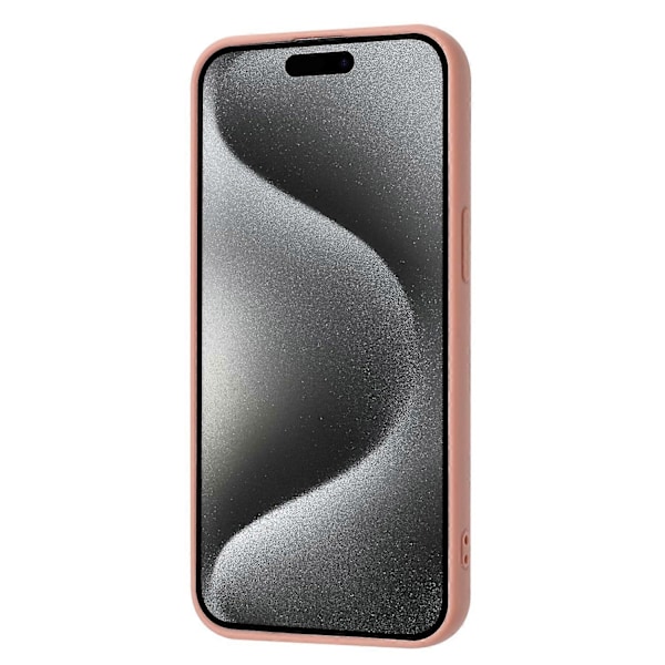 iPhone 15 Pro -kotelo, korttipaikat, nahkainen takakansi ja rengaspidike Multicolor Style B