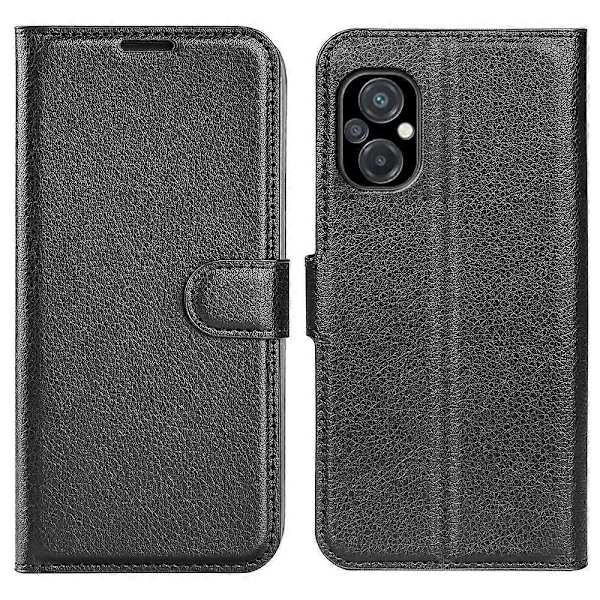 För Xiaomi Poco M5 4G Folio Flip Telefonfodral PU Läder Skyddande Skal med Plånboksstativ Multicolor Style A