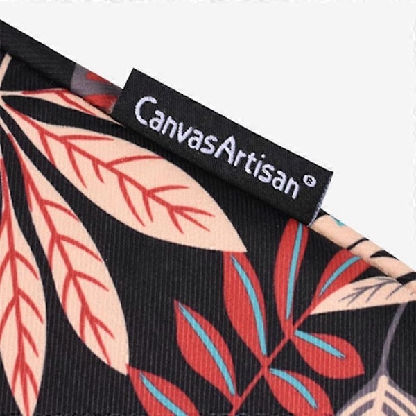 Type A CANVASARTISAN 13-tums Laptop Fodral med Dragkedja Färgglada Löv Mönster Notebook Skyddande Ärm