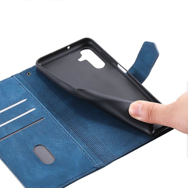 Läderfodral med RFID-skydd, plånboksställ och rem för Samsung Galaxy A16 5G/A16 4G Multicolor Style B