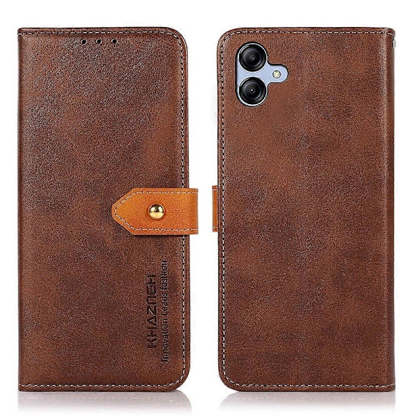 KHAZNEH Samsung Galaxy A05 4G -kotelo, lehmännahkakuvioinen PU-nahkainen jalustallinen lompakkokotelo Multicolor Style D