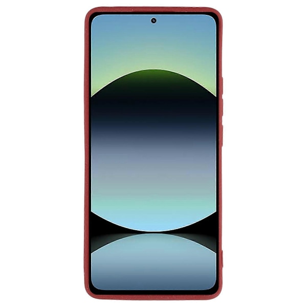 Mattapintainen suojakuori Xiaomi Redmi Note 14 4G TPU:lle, liukumaton Multicolor Wine Red