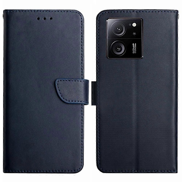 Til Xiaomi 13T Pro/13T Etui Wallet Ægte Ko Læder Telefon Cover Shell Multicolor Style B