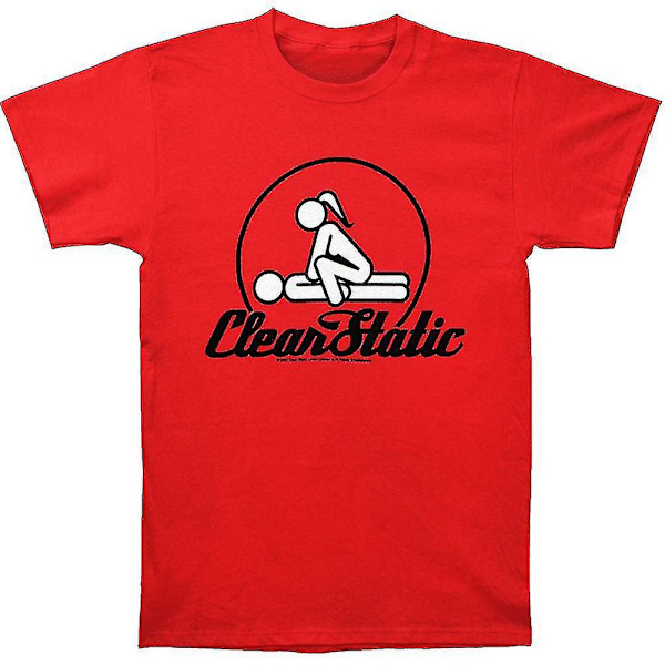 Tydlig statisk kvinna på toppen T-shirt kläder L
