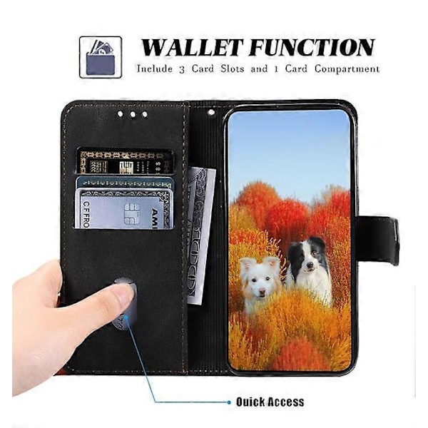 TTUDRCH Style 004 Xiaomi 14 Pro -kotelolle RFID-suojauksella, lompakkotelineellä ja puhelinkuorella Multicolor Style A