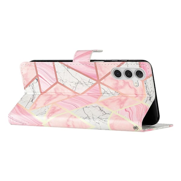 Plånboksfodral för Samsung Galaxy A15 5G PU Läder Mönstertryck Telefonskal Multicolor Style F