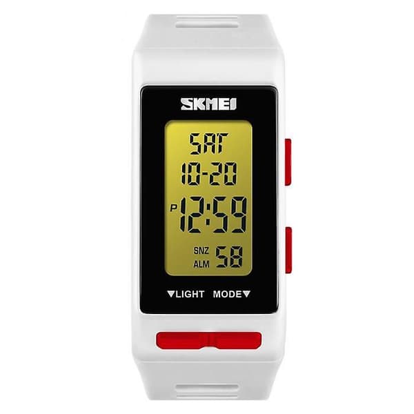 Fyrkantig enkel watch för barn White