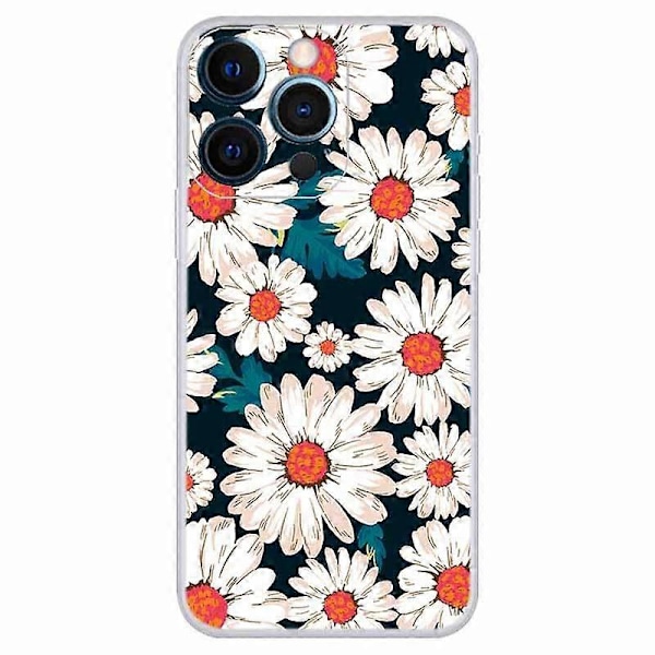 Søtt mønstertrykk Design Myk TPU Tynn Støtsikker Deksel for iPhone 13 Pro 6.1 tommer Multicolor Style A