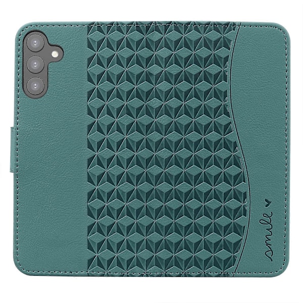 För Samsung Galaxy A34 5G Fodral Rombmönstrat PU Läder Plånboksfodral Multicolor Style B