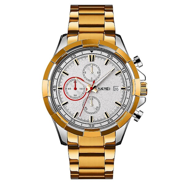 Skmei 9192 Herre Quartz Ur Gold