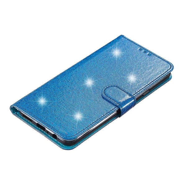 Glittery Flip Wallet Læder Cover til Motorola Moto E20/E30/E40 Multicolor Style A