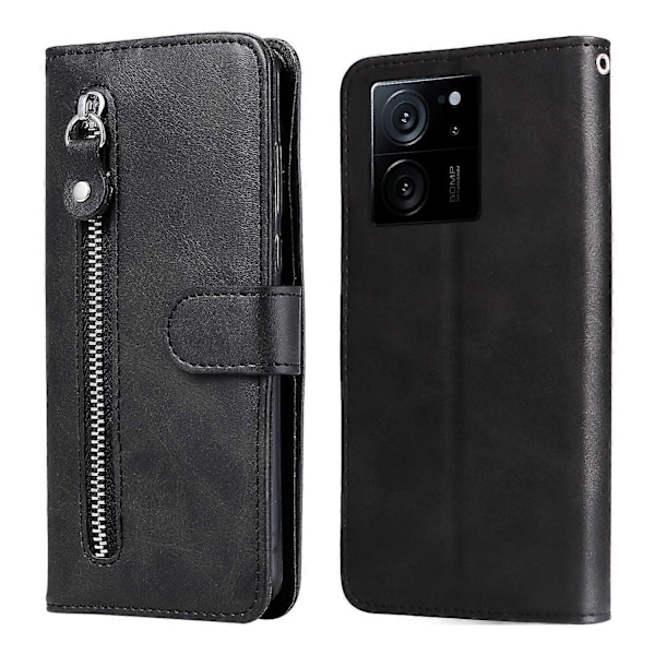 Skal för Xiaomi Redmi K60 Ultra/13T/13T Pro Stöttåligt Fodral Blixtlåsficka Plånbok Ställ Telefonskydd Multicolor Style A