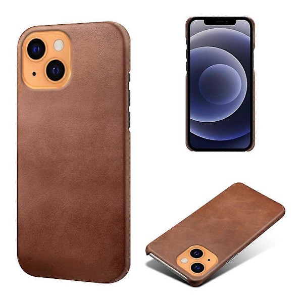 KSQ Laadukas PU-nahkapäällysteinen PC-puhelinkotelo iPhone 13 6.1-tuumaiselle Multicolor Style I