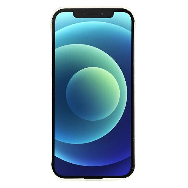 Til iPhone 12 mini 5,4 tommer Ramløs Halv Cover Beskyttende Hud-berørings Hard PC Mobiltelefon Cover Multicolor Style C