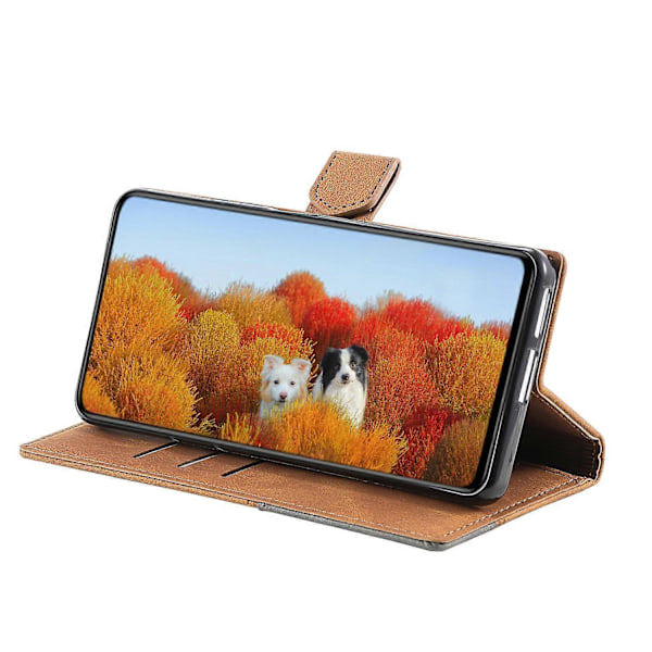 Lærveske med RFID-blokkering, lommebokstativ og stropp til Samsung Galaxy A16 5G/A16 4G Multicolor Style A