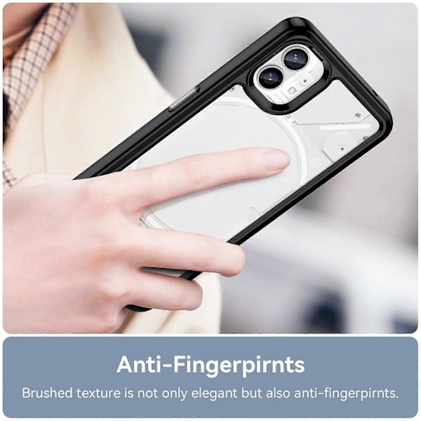 Telefonfodral för Nothing phone (1) 5G, Reptåligt Hybrid TPU+Akryl Baksida Multicolor Style B