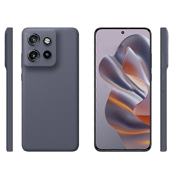 För Motorola Edge 50 Neo 5G Transparent Telefonfodral Vattenmärkesresistent TPU Baksida