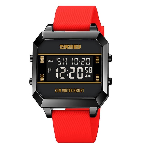 Skmei 1848 Waterproof Men Electronic Watch Röd Red