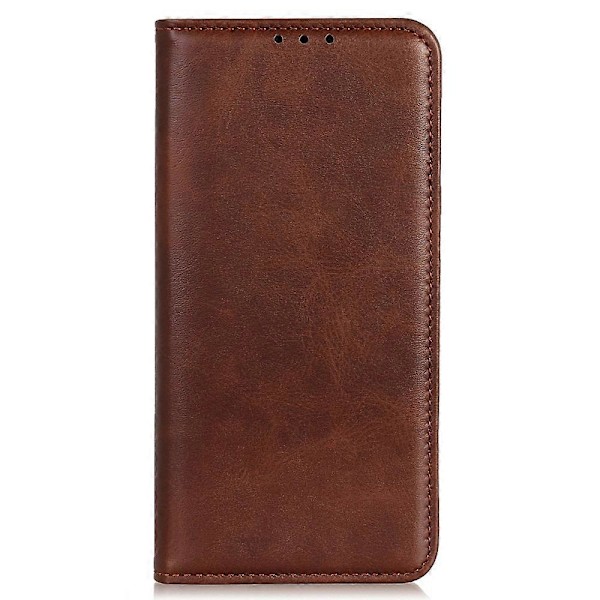 Splitlæder Auto-absorberende Tegnebog Stand Telefon Cover til iPhone 13 Pro Max 6.7 tommer