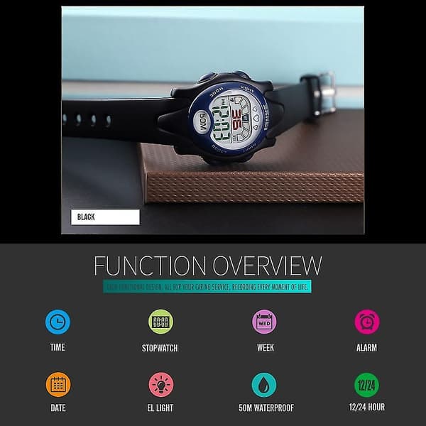 Skmei 1478 Watch för barn Black