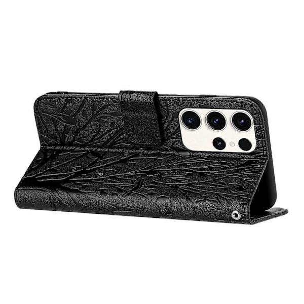 Til Samsung Galaxy S22 Ultra 5G Etui Wallet PU Læder Telefon Cover med Støttefod Multicolor Style C