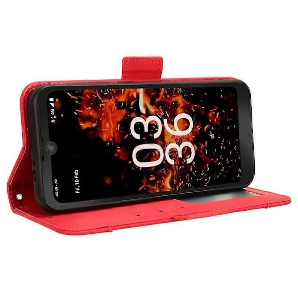 Til Orbic Fun+ 4G Etui Anti-ridse PU Læder Telefonpung Folio Flip Cover Multicolor Style E