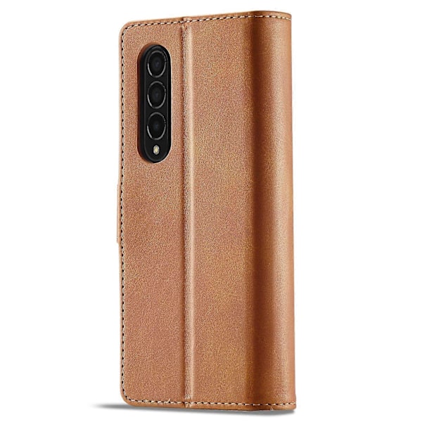 LC.IMEEKE Magnetlås Ställ Plånbok PU Läder Vikbart Telefonfodral för Samsung Galaxy Z Fold3 5G