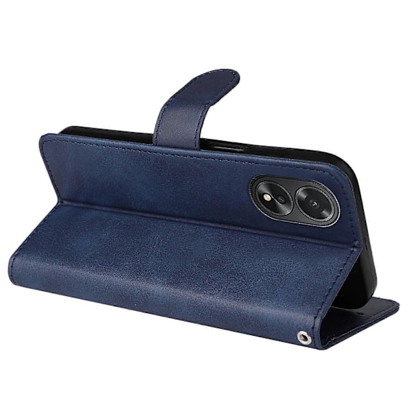 Til Oppo A38 4G Etui Wallet Telefon Stand Shell PU Læder Cover med Kalvetekstur Multicolor Style E