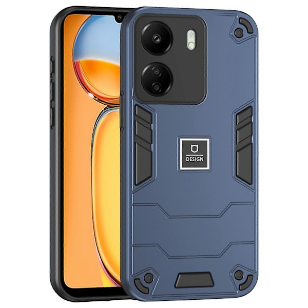 Skal för Xiaomi Redmi 13C 4G/Poco C65 4G PC+TPU Dubbla Lager Telefonskydd Multicolor Style B