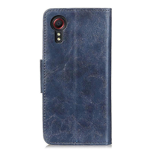 Lompakkoteline Suojakotelo Samsung Galaxy Xcover 5:lle, jaettu nahka Multicolor Style C