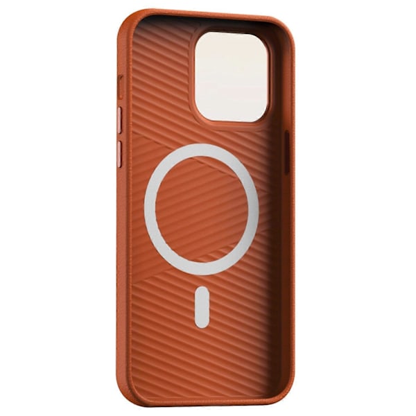 Til iPhone 12 Pro Max Case PC+PU Læder Anti-Drop Telefon Cover Kompatibel med MagSafe Multicolor Style A