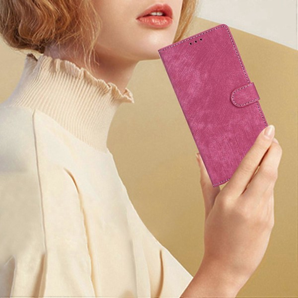 Til Samsung Galaxy A05 4G Etui PU Læder Foldbart Stativ Ensfarvet Telefoncover Multicolor Style H