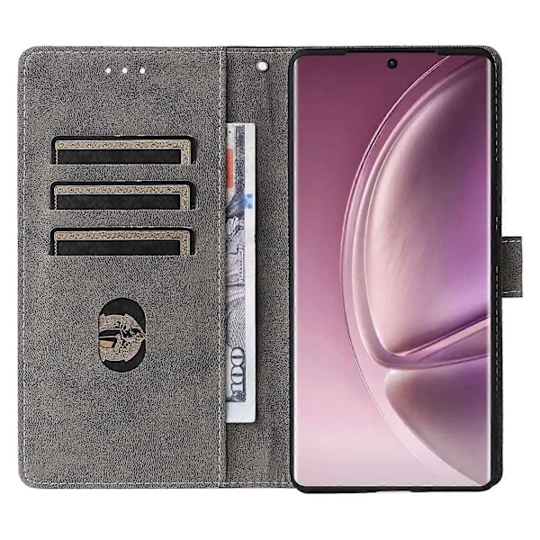 Pung Etui til Infinix Zero 40 5G X6861 RFID-blokering PU Læder Cover Stativ Visning Multicolor Style D