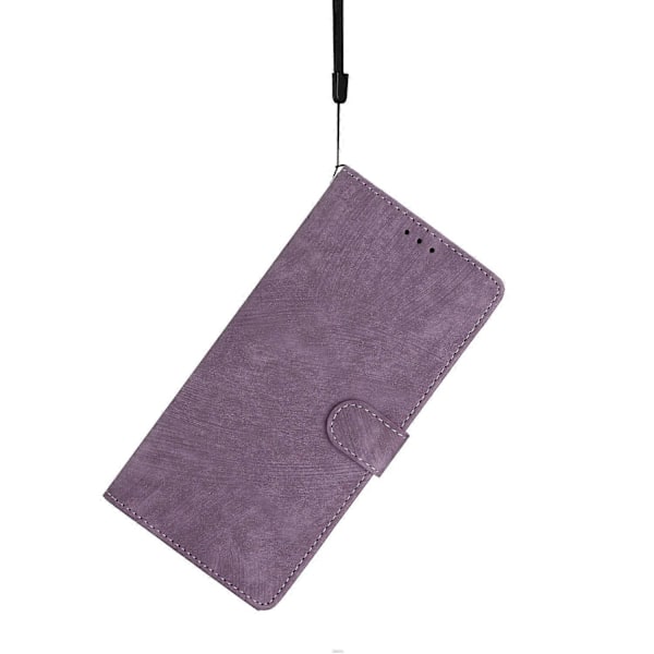 Til Samsung Galaxy A05 4G Etui PU Læder Foldbart Stativ Ensfarvet Telefoncover Multicolor Style C