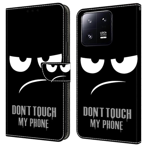 Plånboksfodral för Xiaomi 13 Pro 5G Fodral Mönstertryck Läder Flip Telefonskal Multicolor Style D