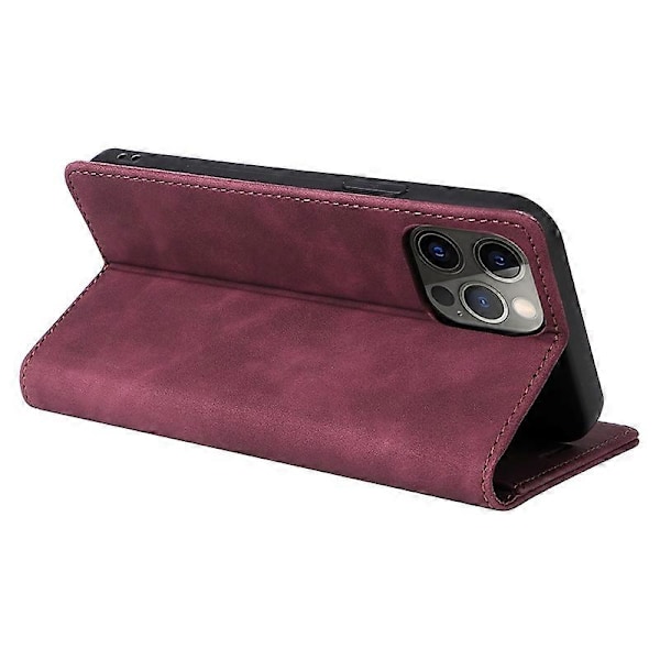 006-sarjan iPhone 15 Pro -kotelo PU-nahkainen puhelinkotelo lompakkotelineellä Multicolor Style B