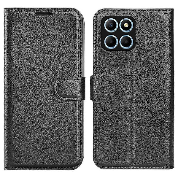 Honor X8 5G Lompakkokotelo PU-nahkaa+TPU Folio Flip Magneettilukolla Multicolor Style A